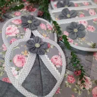 سفارش دوخت سرویس آشپزخانه عروس|سفره، حوله، دستمال آشپزخانه|کاشان, فاز ۱ ناجی آباد|دیوار