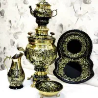 سماور ذغالی ۶ لیتری الماس تراش