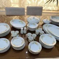 سرویس چینی ژاپنی قدیمی انتیک سبک ۶نفره|ظروف سرو و پذیرایی|تهران, فلاح|دیوار