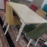 میز ناهار خوری و یک دست مبل هفت نفره|مبلمان خانگی و میز عسلی|ازنا, |دیوار