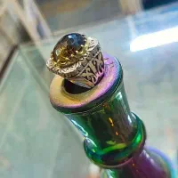 انگشتر سترین رکاب نقره  ۸تا الماس تاج برنجی|جواهرات|مشهد, رستگار|دیوار