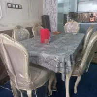 میز نهارخوری ۶ نفره چوب راش