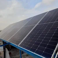 پنل برق خورشیدی نو ۵۵۰وات معاوضه بازمین وماشین