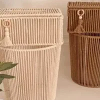 سطل زباله کنار سالنی و جای دستمال یک تکه