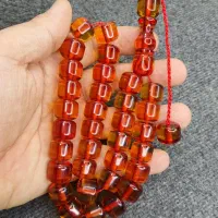 تسبیح سندلوس زعفرانی