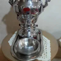 سماور ۶ لیتری با سینی و کاسه|سماور، چایساز، قهوهساز|تبریز, |دیوار