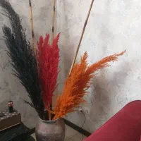 گلدون طرح پتینه و گل مصنوعی