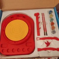 دستگاه سفالگری اسباب بازی و ویولون ۳/۴ کار کرده