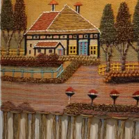 تابلو طرح دار