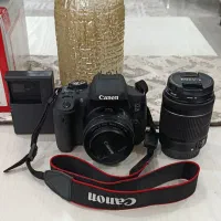 دوربین کنون Canon 750D با ۲ عدد لنز