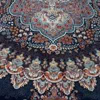 فرش نگین مشهد سورمه ای 12متری 700 شانه تراکم 2550