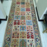 فرش 9متری 700شانه  جفت وکناره کرم رنگ|فرش|تهران, تختی|دیوار