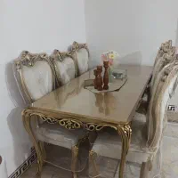 میز غذا خوری ۶نفره استفاده نشده