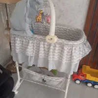 گهواره موزیکال نوزادی و صندلی ماشین مارک الیت پلاس