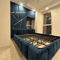 تولید تخت خواب لمسه تسمه استیل نبشی استیل