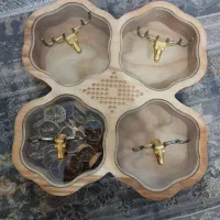 اردوخوری چوبی ۴ تایی نو نو