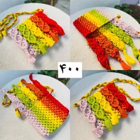 کیف و صندل مکرومه