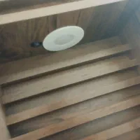 تخت خواب ۱۲۰ سانتی چراغ‌دار سه تا کشوی بزرگ