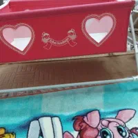 گهواره (صورتی) با پشه بند،کاور،قابل حمل آسان