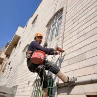 پیچ رولپلاک نما ، کار در ارتفاع، شستشو نما|خدمات پیشه و مهارت|کرج, انبار مپنا|دیوار