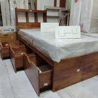 تخت یک نفره نازنین|تخت و سرویس خواب|مشهد, گلبرگ شمالی|دیوار