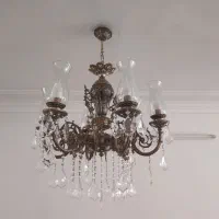 لوستر برنزی سنگین
