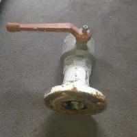 شیر فلکه گازی ۴ اینچ ایتالیایی برنجی