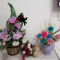 گل و گلدان مصنوعی