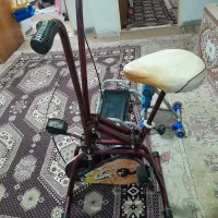 دوچرخه ثابت با دراز نشست سالم|تجهیزات ورزشی|قم, شهرک مهدیه|دیوار