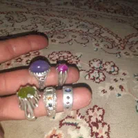 ۵تا انگشتر جواهری