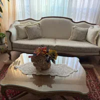 مبل نئو کلاسیک ۸ نفره و ست میزنهارخوری ۶ نفره|مبلمان خانگی و میز عسلی|تهران, امیرآباد|دیوار