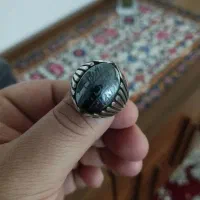 انگشتر نقره حدید با نام جلاله