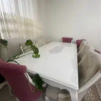 میز ناهارخوری ۸ نفره تمیز