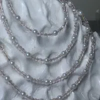 فروش عمده گردنبند شیشه ای صورتی قیمت استثنایی|بدلیجات|تهران, جیحون|دیوار