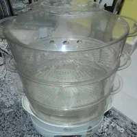 بخارپز برقی سه طبقه