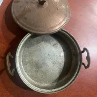 قابلمه و ماهی تابه مسی