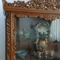 بوفه چوب گردو سالم سالم وجادار