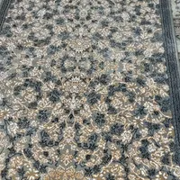 فرش کناره نو نو نو طوسی رنگ