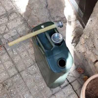 گالن بیست لیتری فلزی|ظروف نگهدارنده، پلاستیکی، یک‌بارمصرف|بجنورد, |دیوار