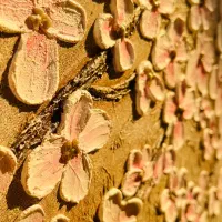 تابلو دکوراتیو برجسته با طرح شکوفه گیلاس|تابلو، نقاشی، عکس|فردیس, خیام غربی|دیوار