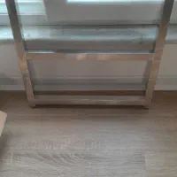 خشک کن حمام دکوراتیو کروم و سفید