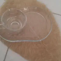 فنجان قهوه خوری با سیتی کوچک زیرش . شیک و زیبا