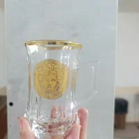 استکان لب طلاورساچه وساده نونو|ظروف سرو و پذیرایی|قم, قلعه کامکار|دیوار