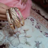 سه عدد النگو طلا روس بسیار خوشگل