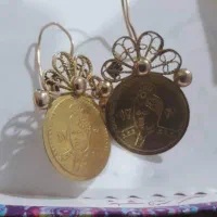 گوشواره طلای احمدشاه قاجار|جواهرات|تهران, بهارستان|دیوار