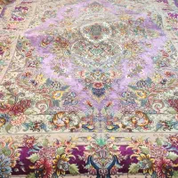 سه متری یاسی کف ابریشم تبریز