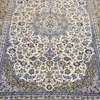 فرش ۱۲ متری کاشان رنگ کرم روشن ملایم کارکرده|فرش|تهران, صادقیه|دیوار