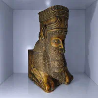 تندیس نگهبان دروازه ملل (lamassu)|مجسمه، تندیس، ماکت|تهران, اسفندیاری|دیوار