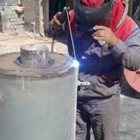 جوشکاری آبگرمکن همراه باتست با کمپرسورباد|خدمات پیشه و مهارت|دهدشت, |دیوار