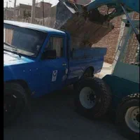 حمل نخاله ساختمانی با مینی لودر ونیسان